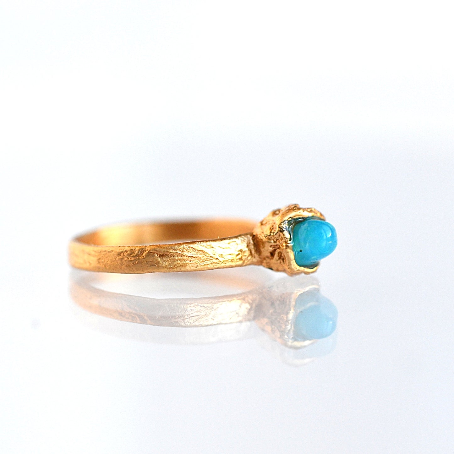 Blue Opal Ring