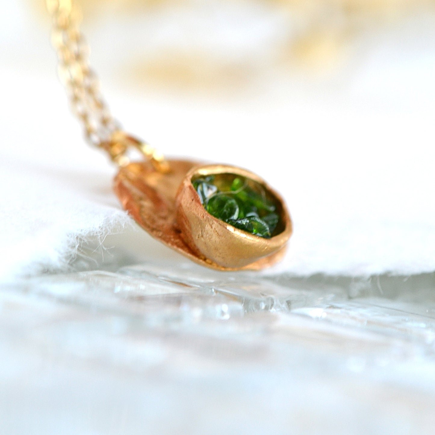 Green Diopside Necklace