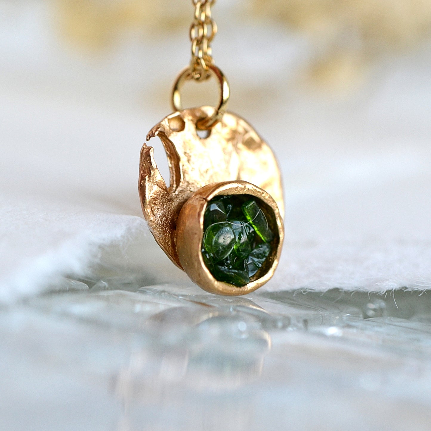 Green Diopside Necklace