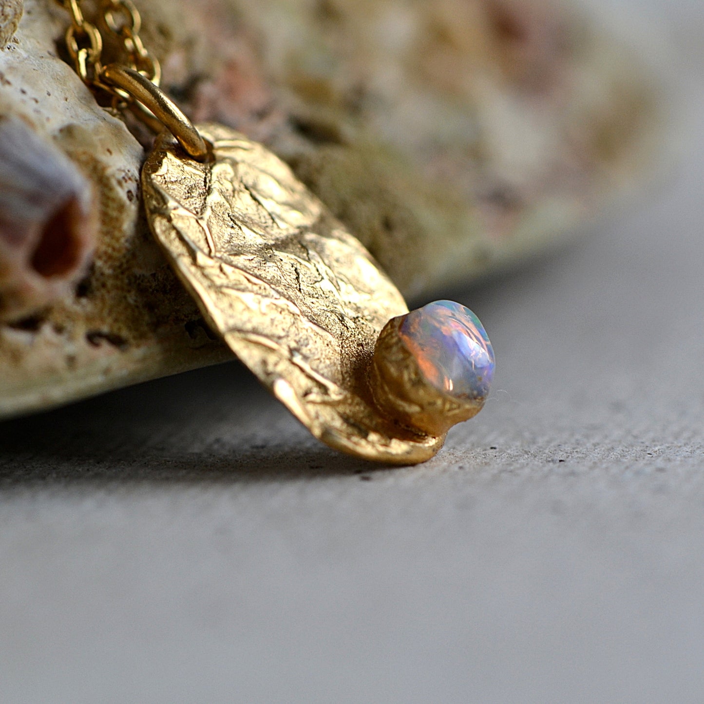 White Opal Necklace