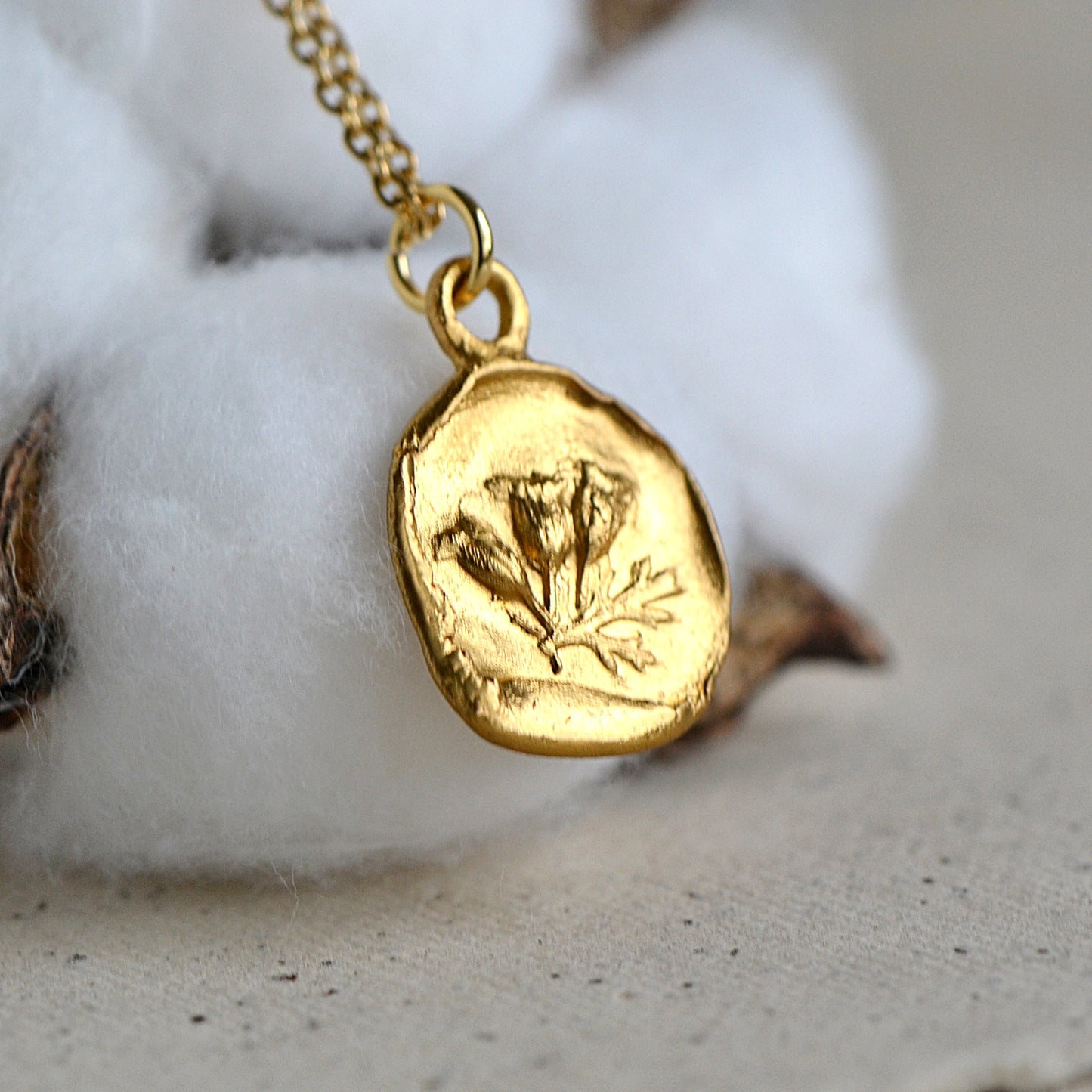 Plant Bud Necklace