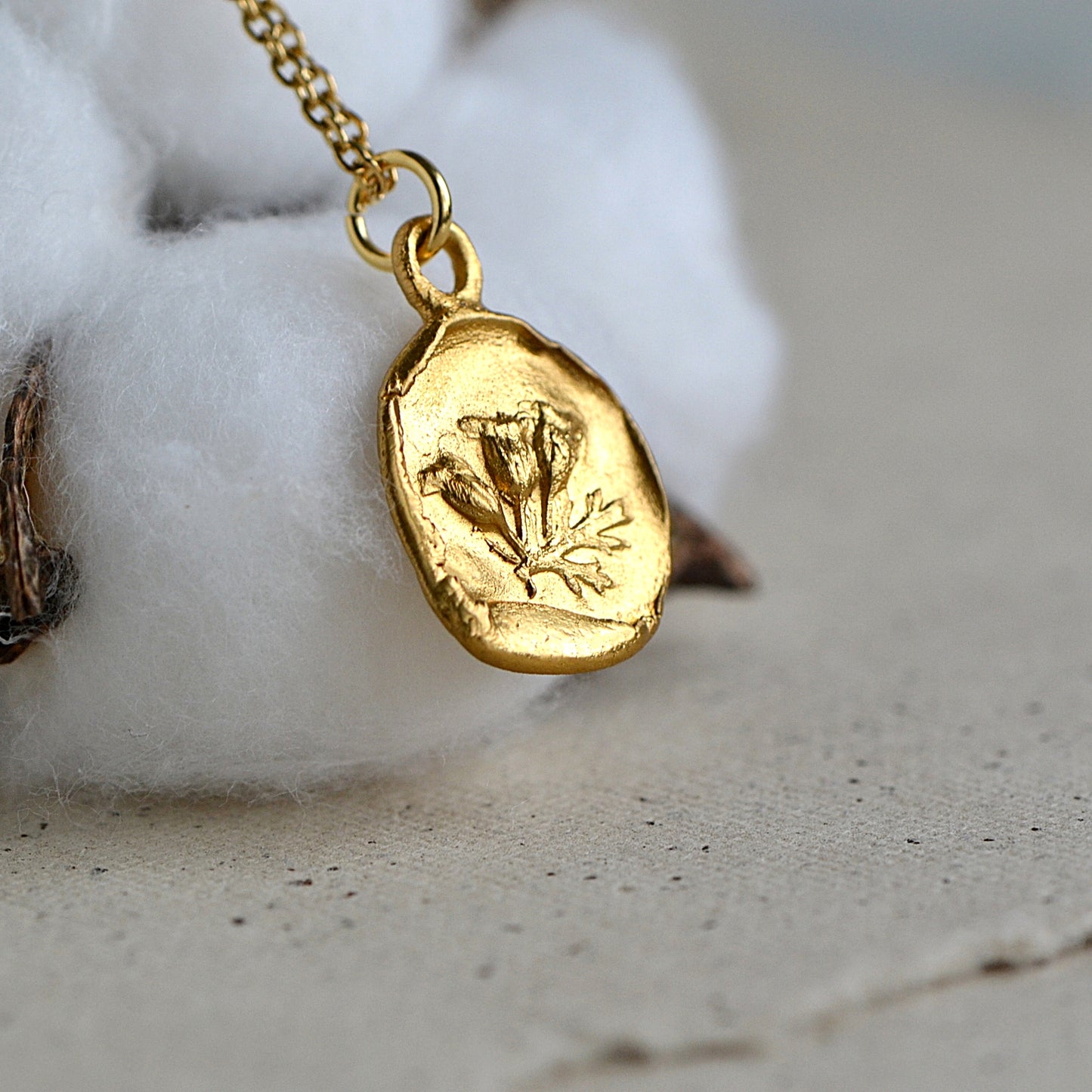 Plant Bud Necklace