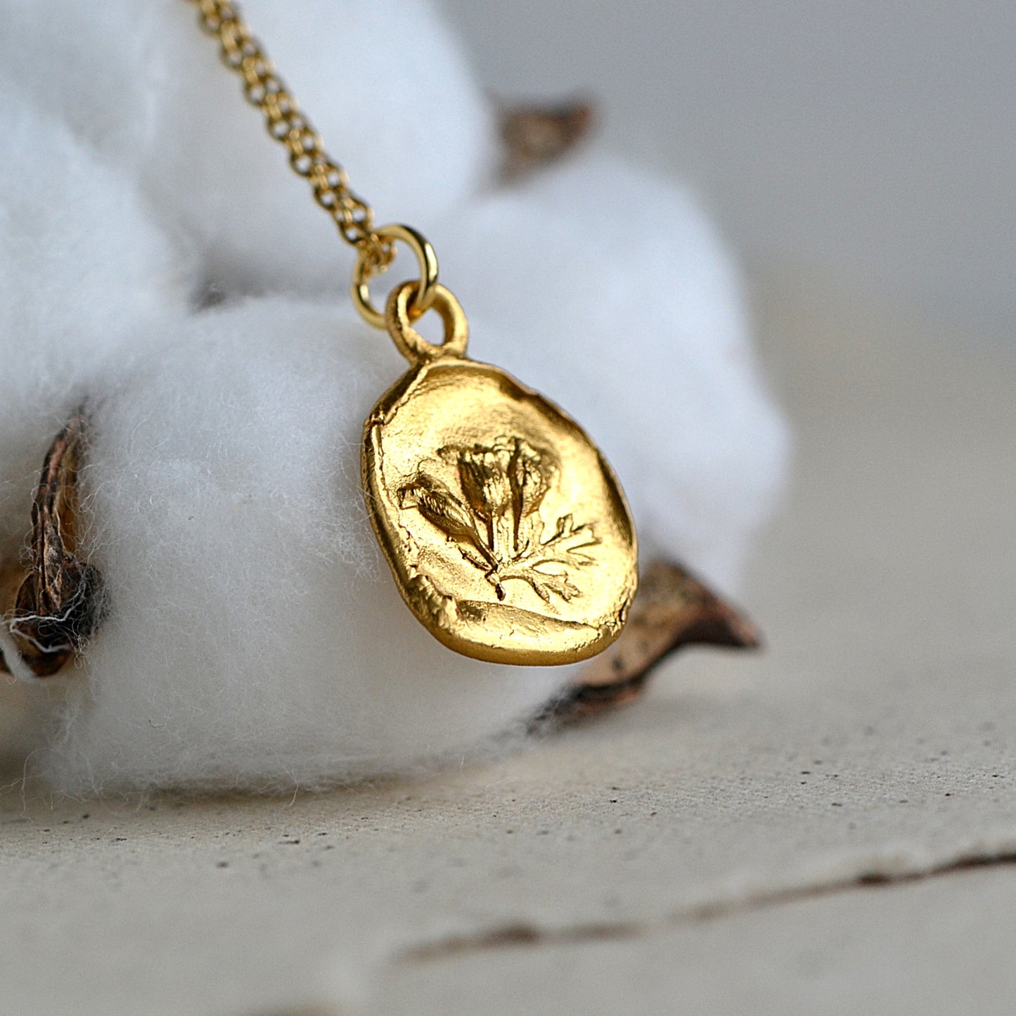 Plant Bud Necklace
