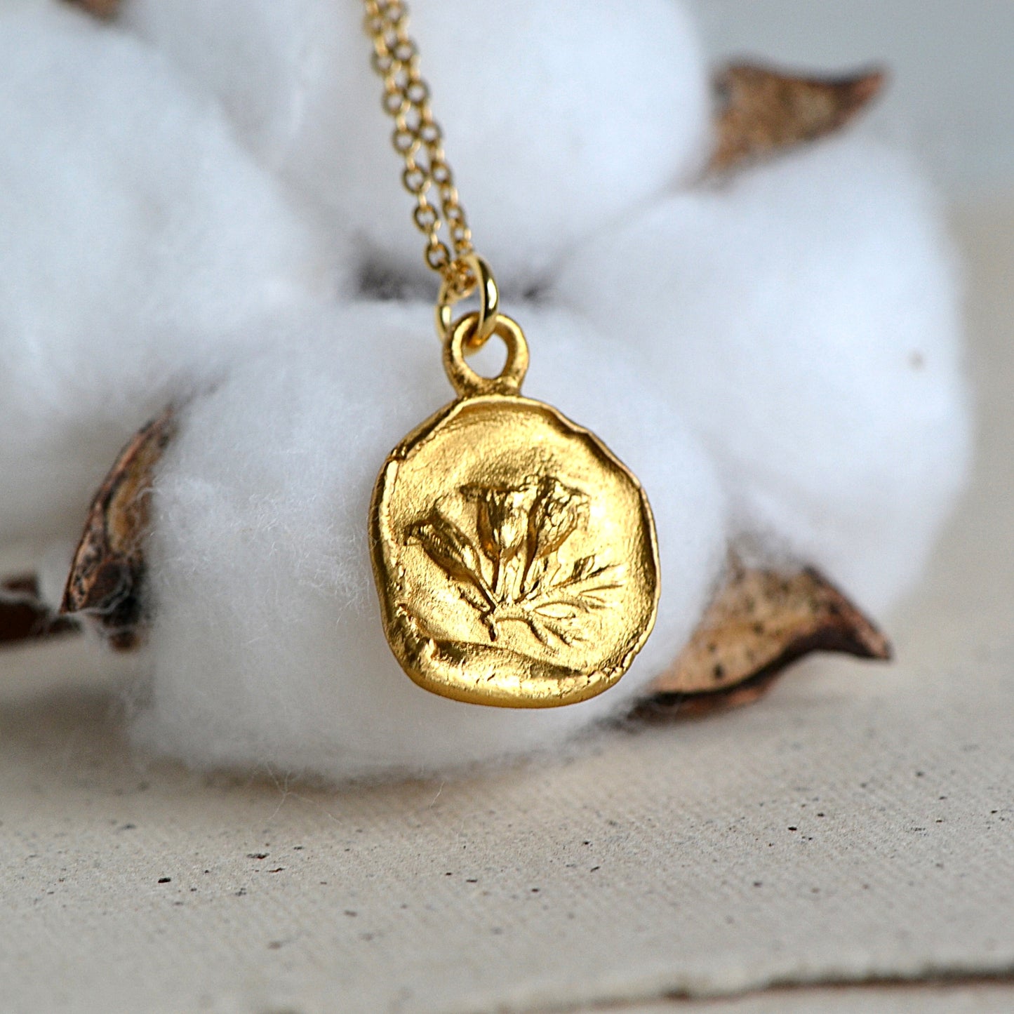 Plant Bud Necklace