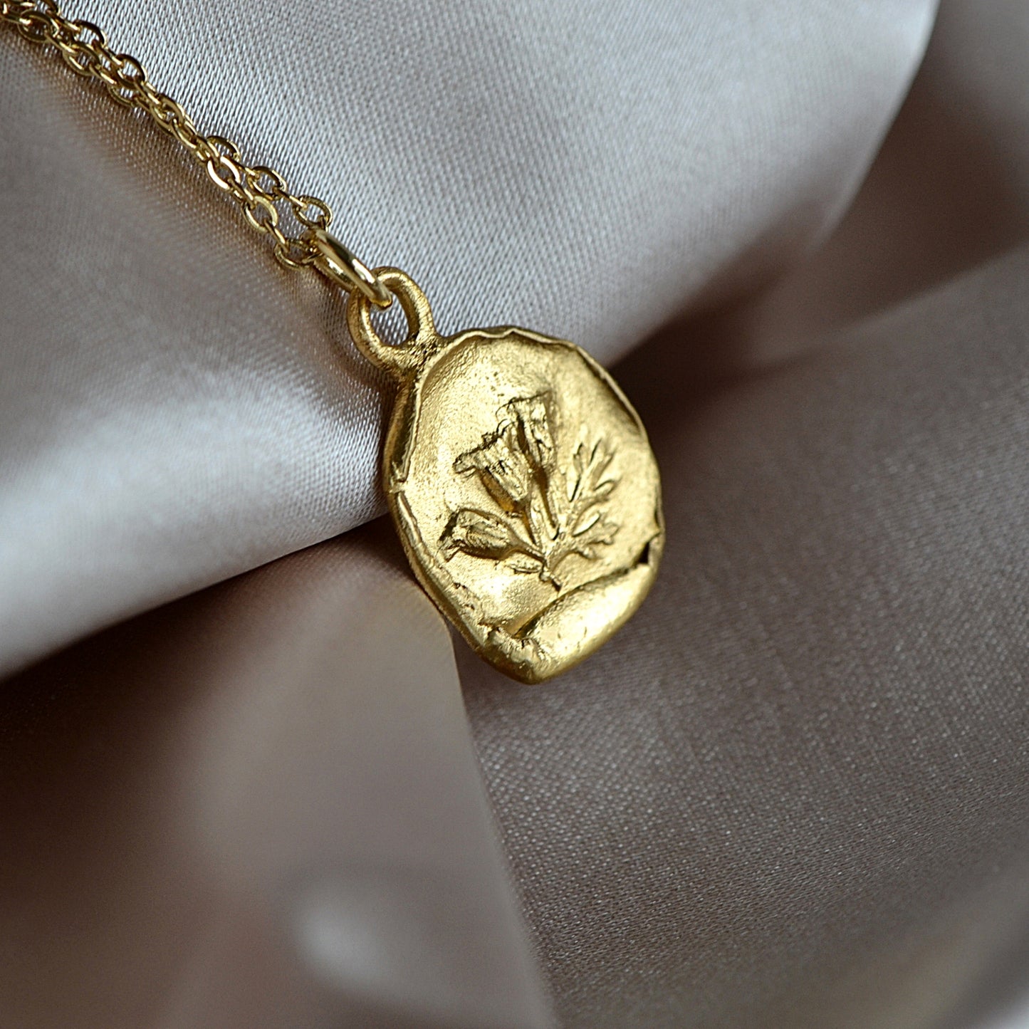 Plant Bud Necklace