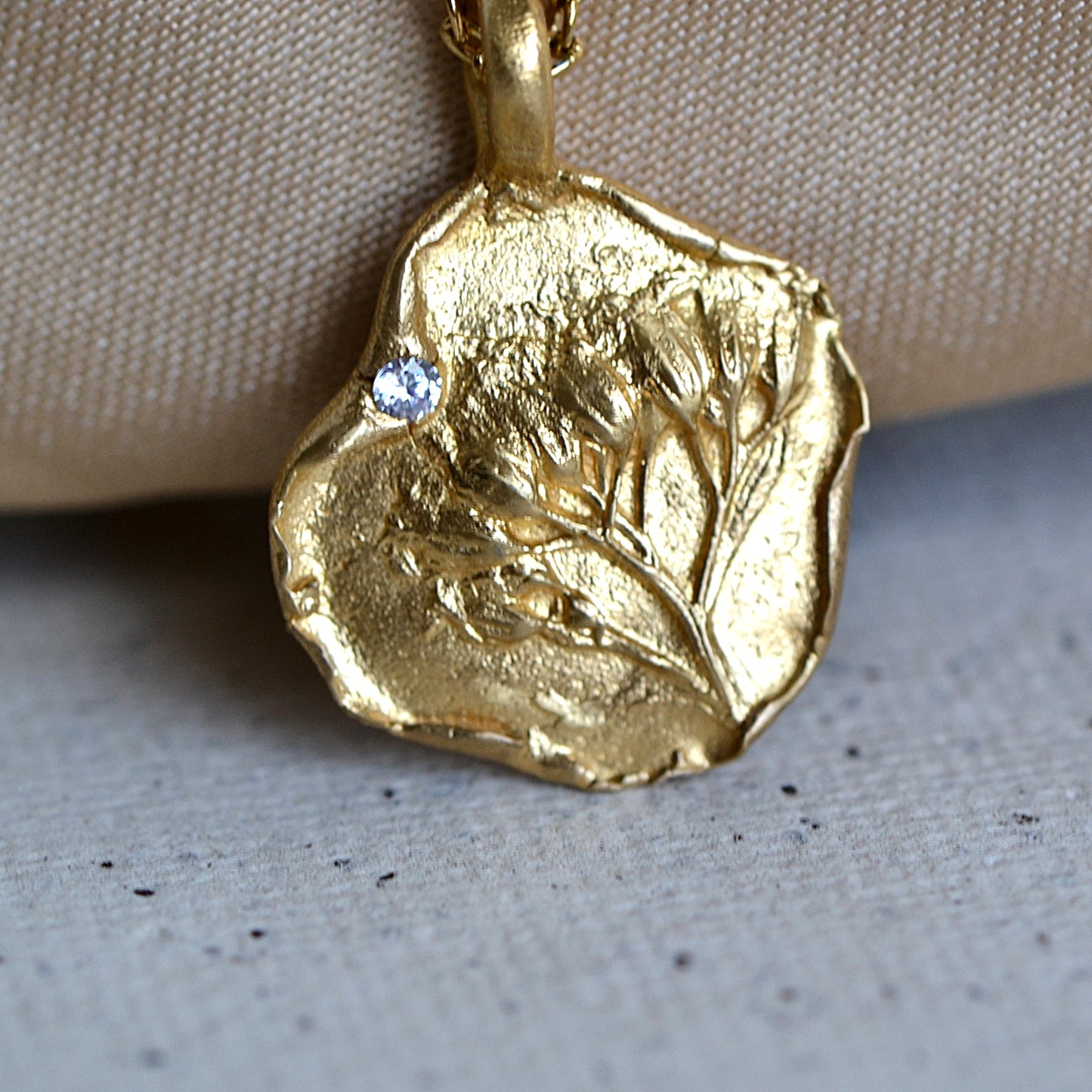 Wildflowers Necklace with Cubic Zirconia