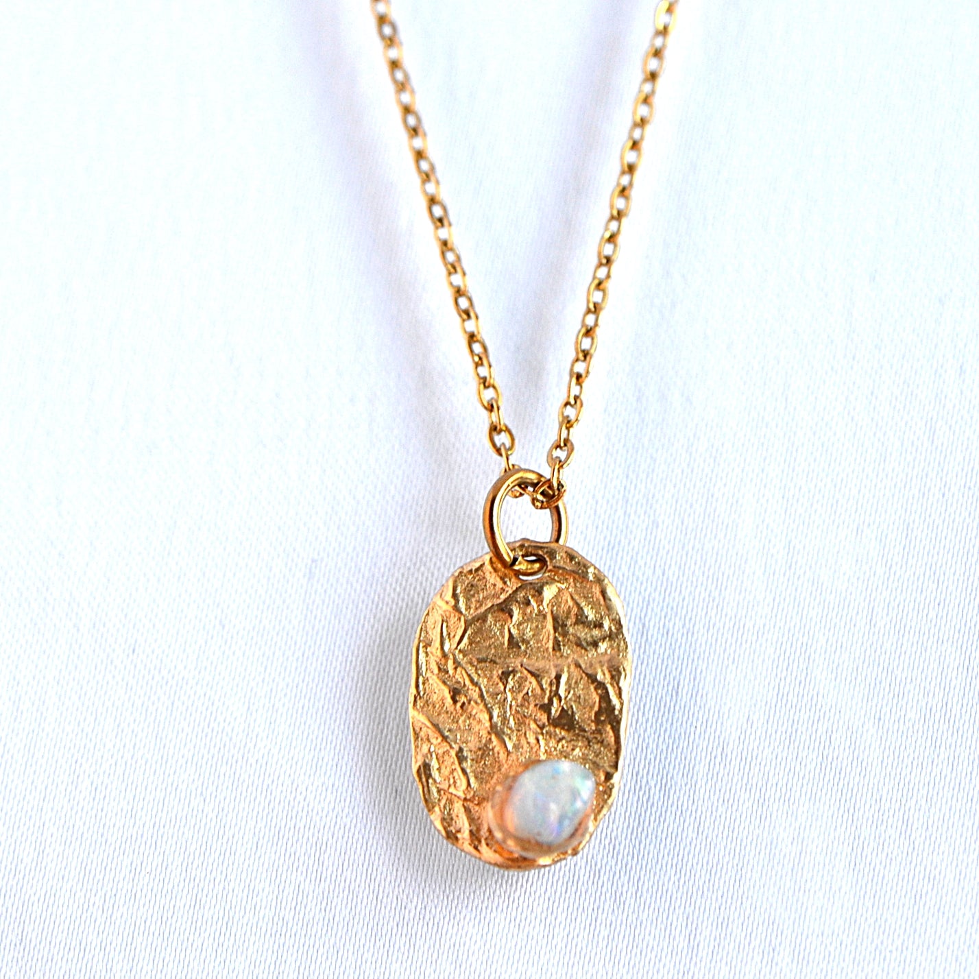 White Opal Necklace