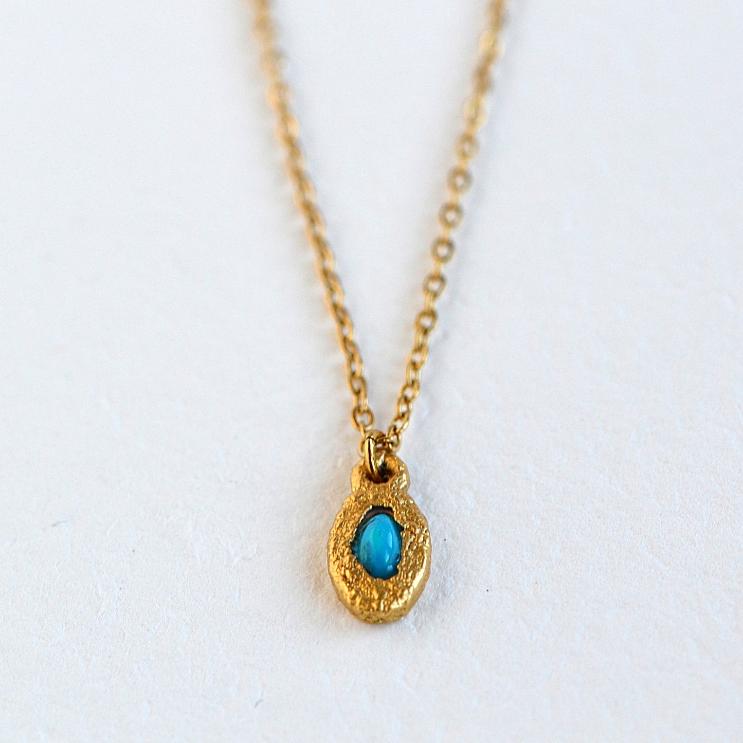 Blue Opal Necklace