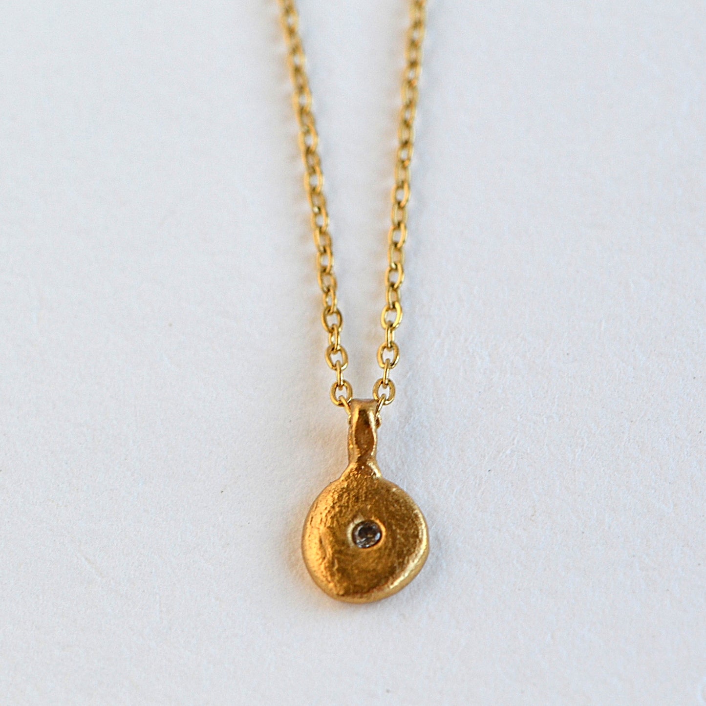 Minimalist Necklace with Cubic Zirconia