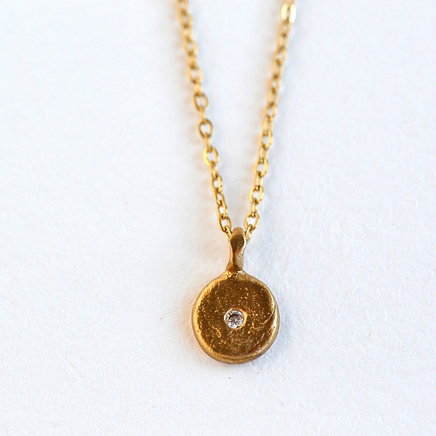 Minimalist Necklace with Cubic Zirconia