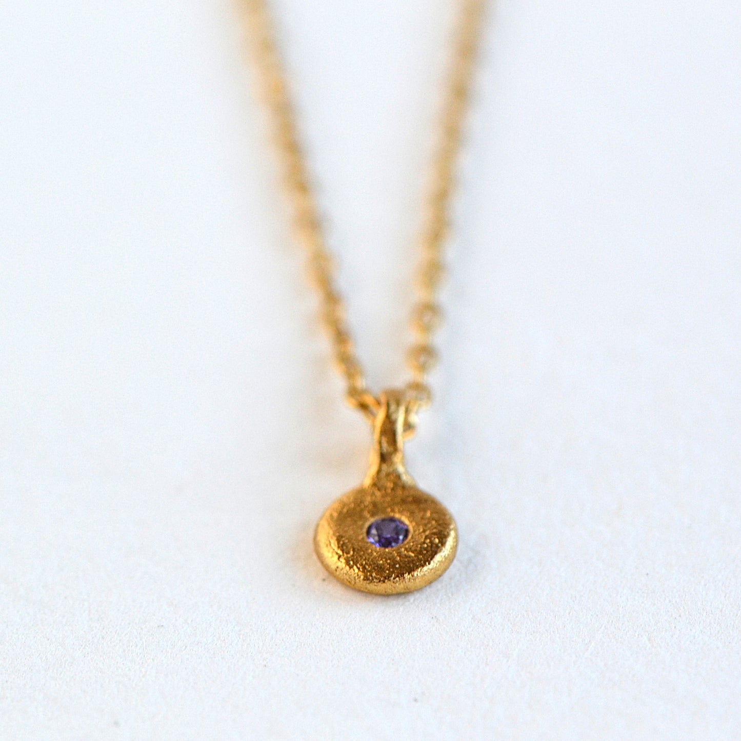 Minimalist Necklace with Cubic Zirconia
