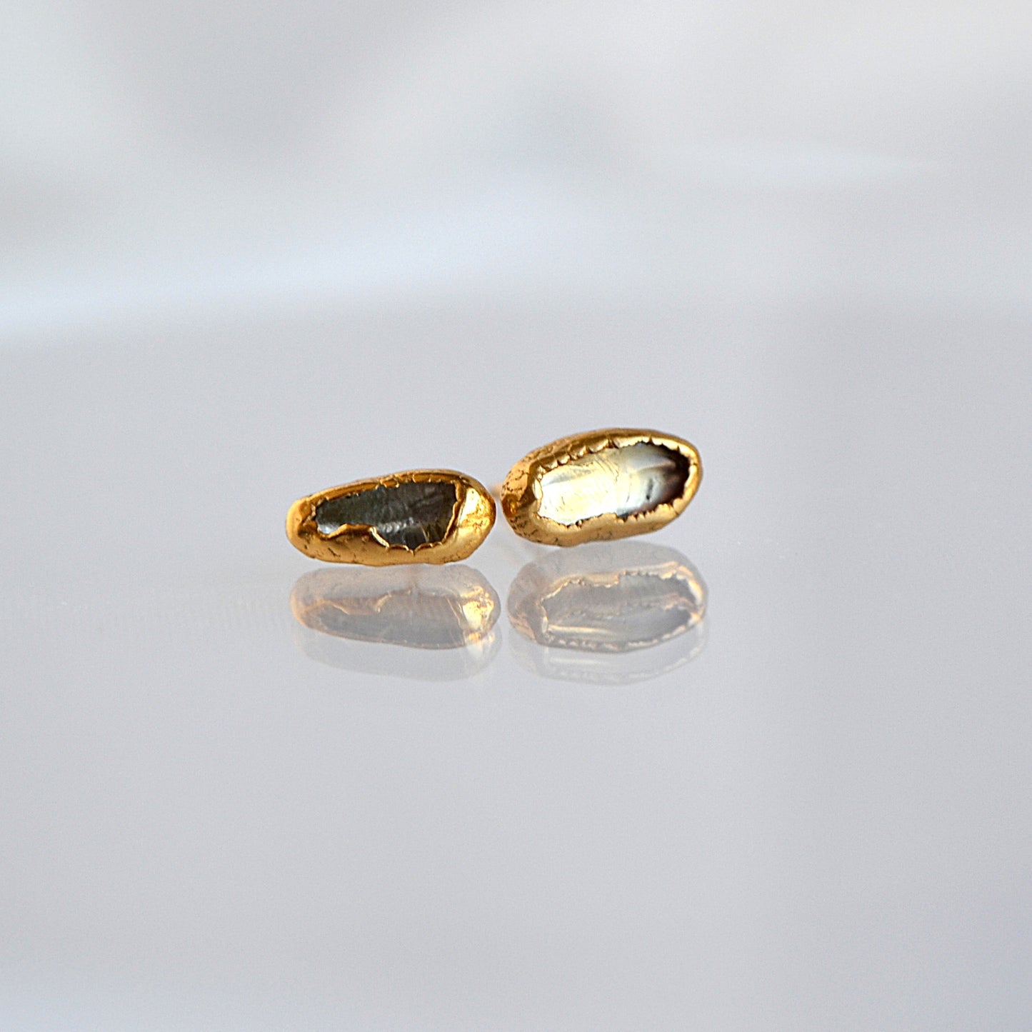 Kolczyki Sztyfty Cytryn