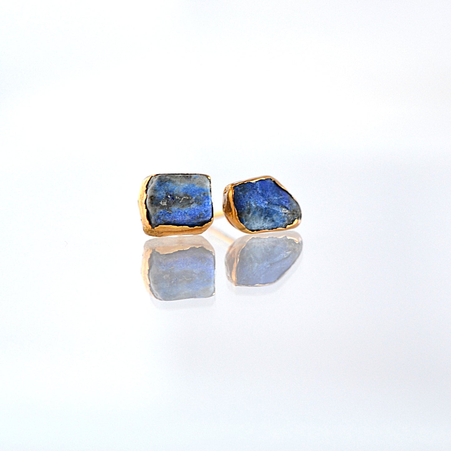 Kolczyki Sztyfty Lapis Lazuli