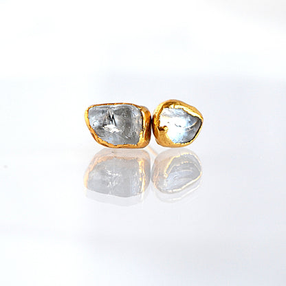 Kolczyki Sztyfty Kryształ Górski