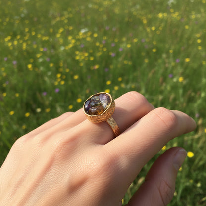 Pierścionek z Turmalinem