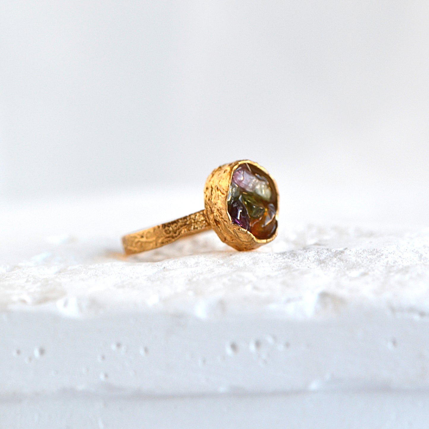 Pierścionek z Turmalinem