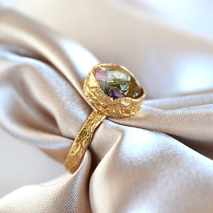 Pierścionek z Turmalinem