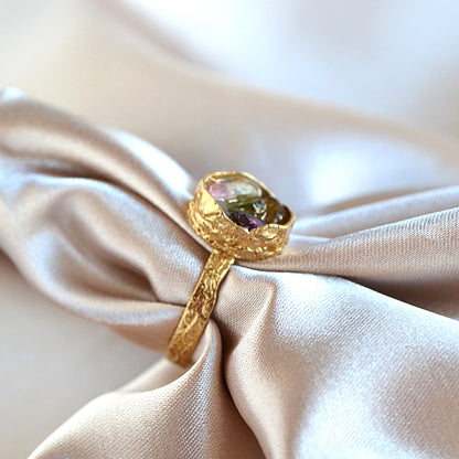 Pierścionek z Turmalinem