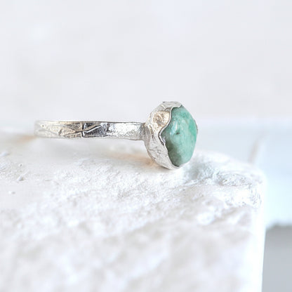 Pierścionek z Amazonitem