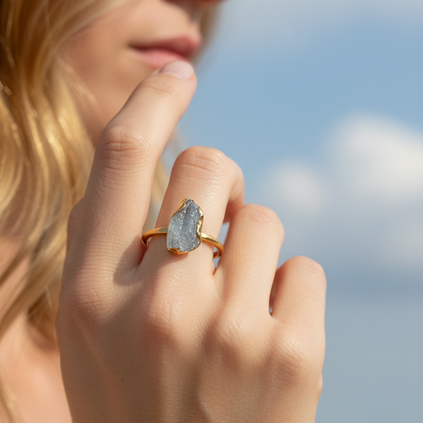 Pierścionek z Błękitnym Celestynem