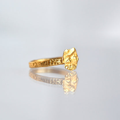 Minimalistischer Ring mit Creole