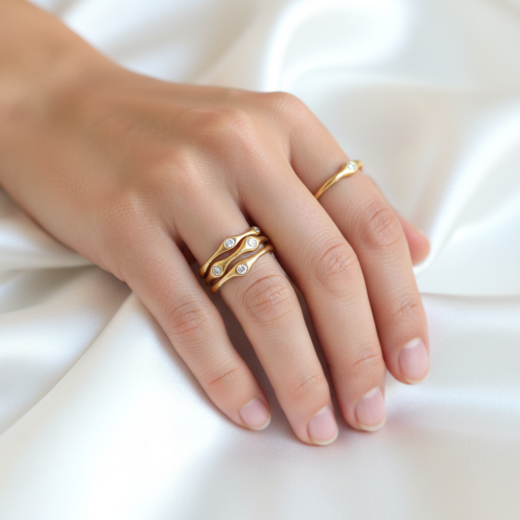 Minimalistyczny Pierścionek z Cyrkoniami