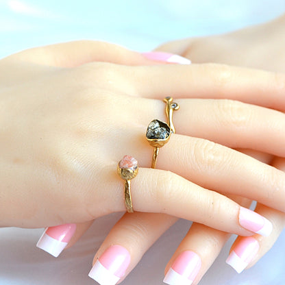 Pierścionek z Kamieniem Słonecznym