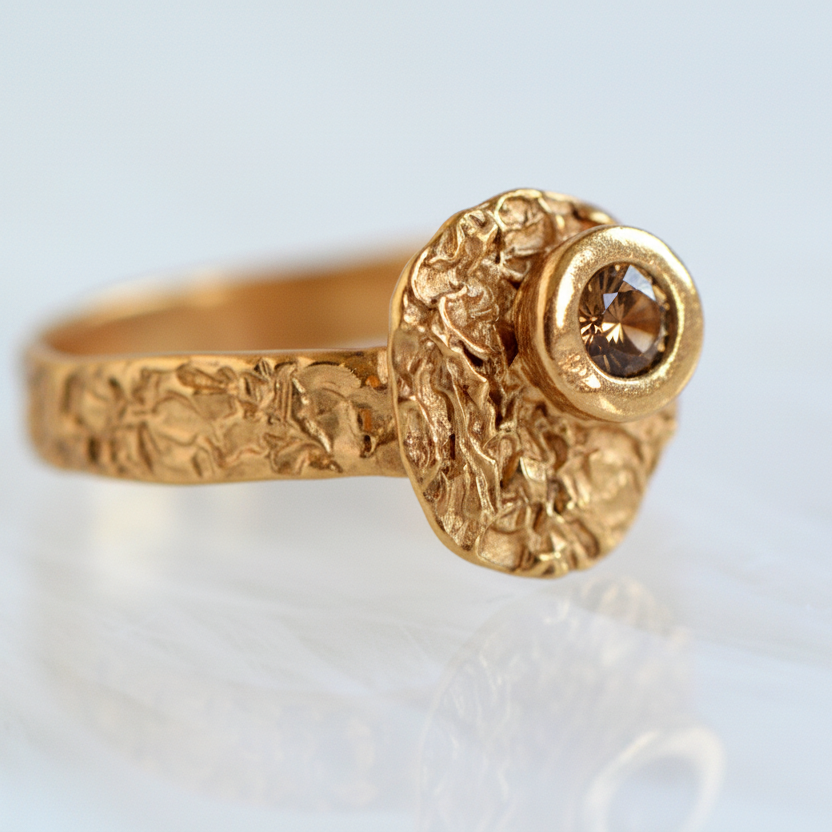 Pierścionek z Cyrkonią