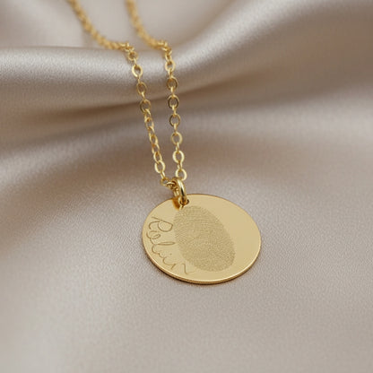 Naszyjnik z Odciskiem Palca