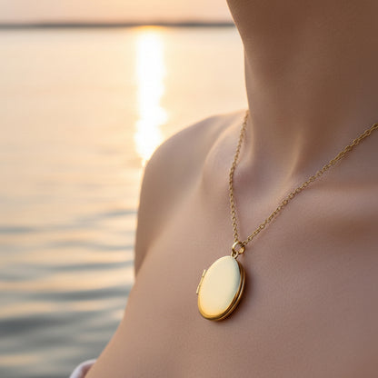 Naszyjnik Medalion z Grawerunkiem