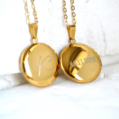 Naszyjnik Medalion z Grawerunkiem