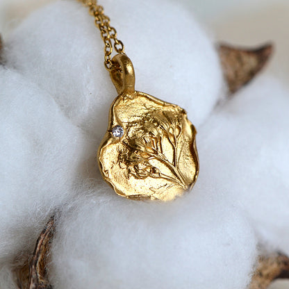 Wildflowers Necklace with Cubic Zirconia