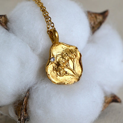 Wildflowers Necklace with Cubic Zirconia