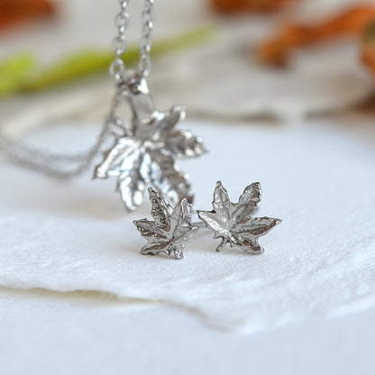 Maple Leaf Jewelry Set