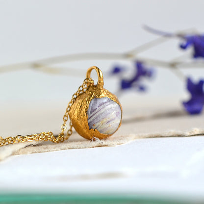 Naszyjnik Kulka Ametyst