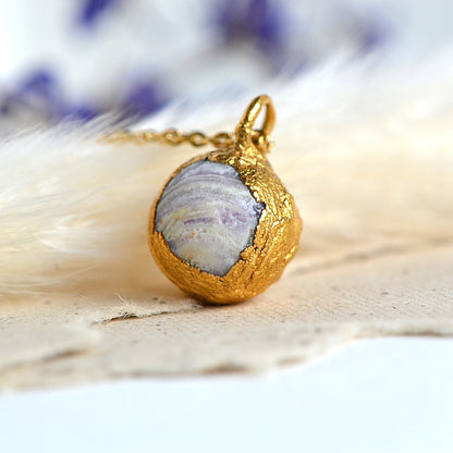 Naszyjnik Kulka Ametyst