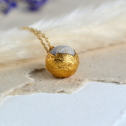 Naszyjnik Kulka Ametyst