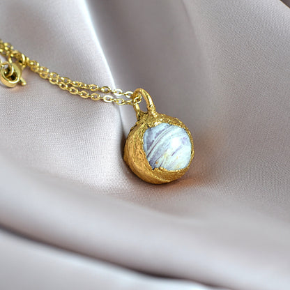 Naszyjnik Kulka Ametyst