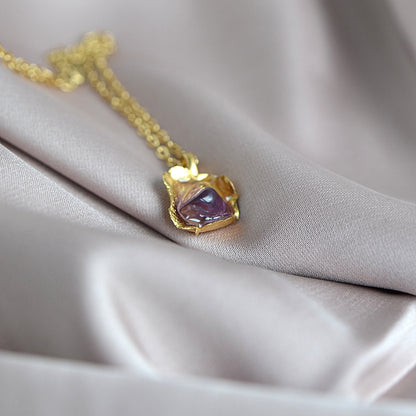 Naszyjnik z Ametystem