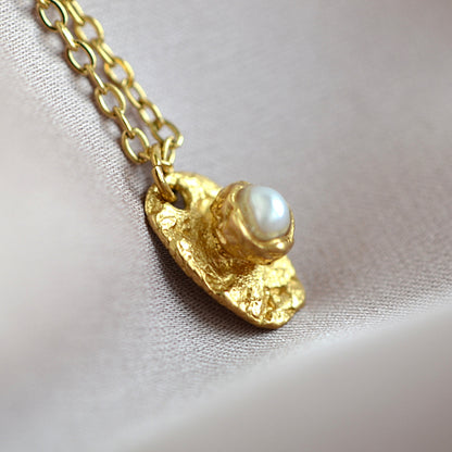 Naszyjnik z Naturalną Perłą