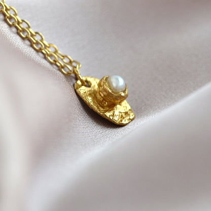 Naszyjnik z Naturalną Perłą