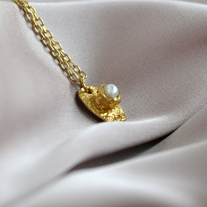 Naszyjnik z Naturalną Perłą