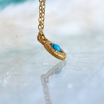 Naszyjnik z Błękitnym Opalem