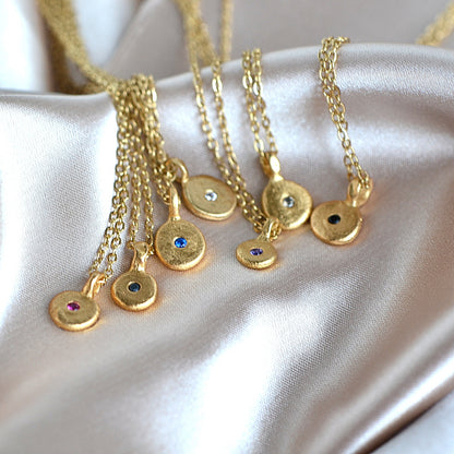 Minimalist Necklace with Cubic Zirconia