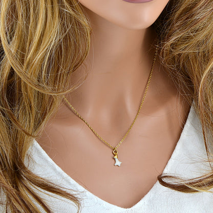 Naszyjnik z Naturalnym Białym Koralem