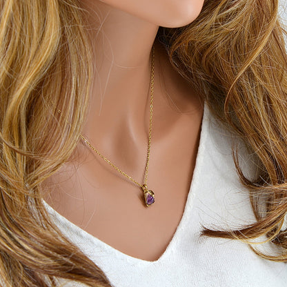 Naszyjnik z Ametystem