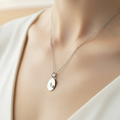 Öko-Pflanzen-Anhänger-Halskette