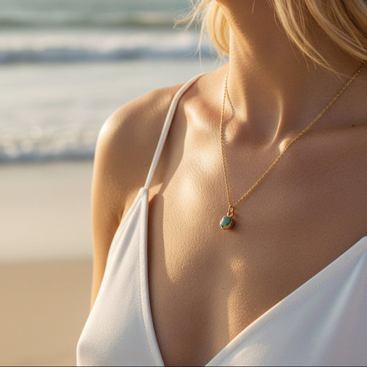 Naszyjnik z Amazonitem