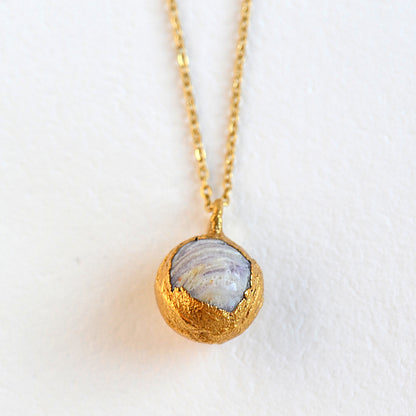 Naszyjnik Kulka Ametyst