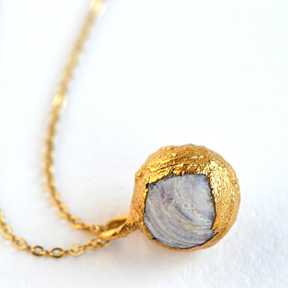 Naszyjnik Kulka Ametyst